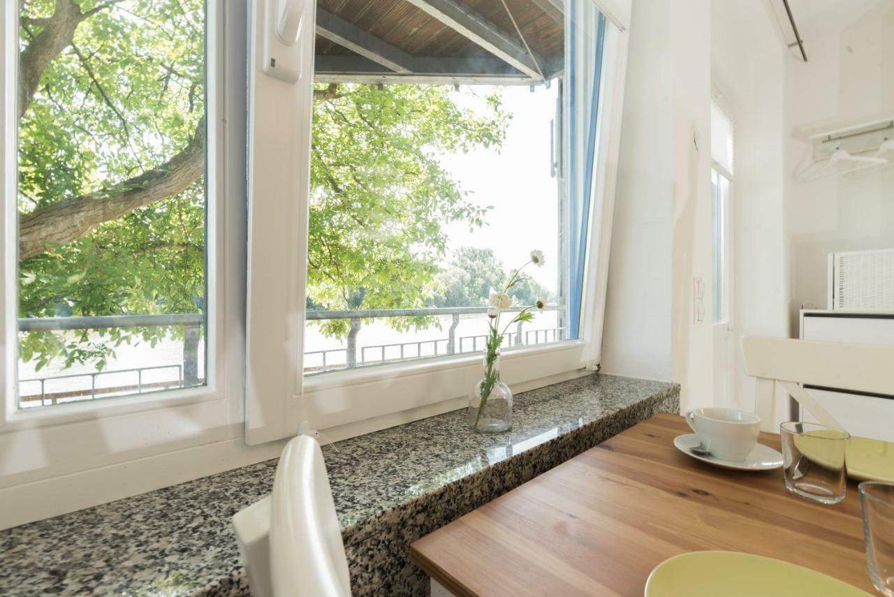 Weserwohnung - Bootshaus Urlaub Am Wasser Hamelin Esterno foto