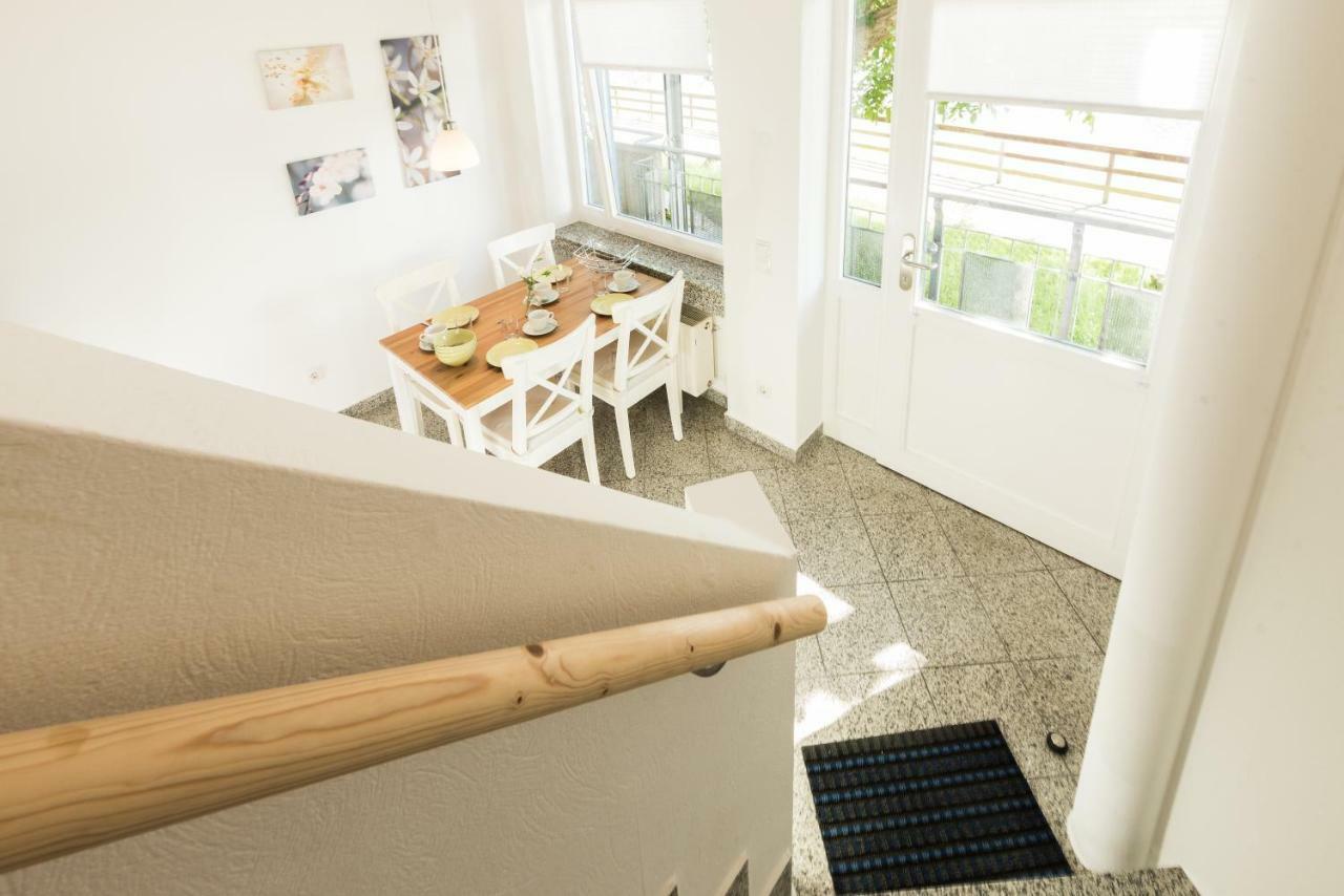 Weserwohnung - Bootshaus Urlaub Am Wasser Hamelin Esterno foto