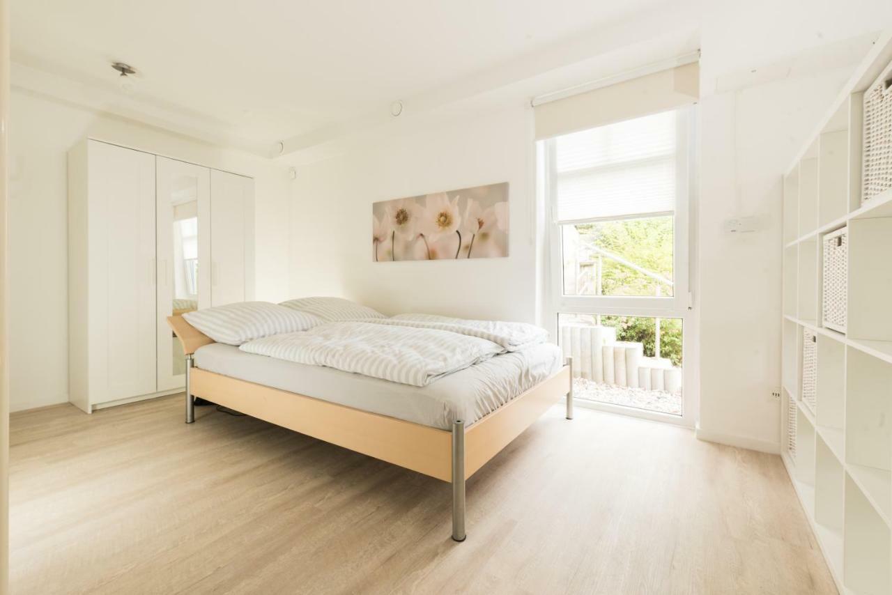 Weserwohnung - Bootshaus Urlaub Am Wasser Hamelin Esterno foto